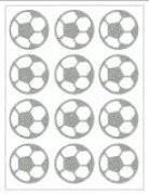 Nažehlovací reflexní aplikace "kopací míč"